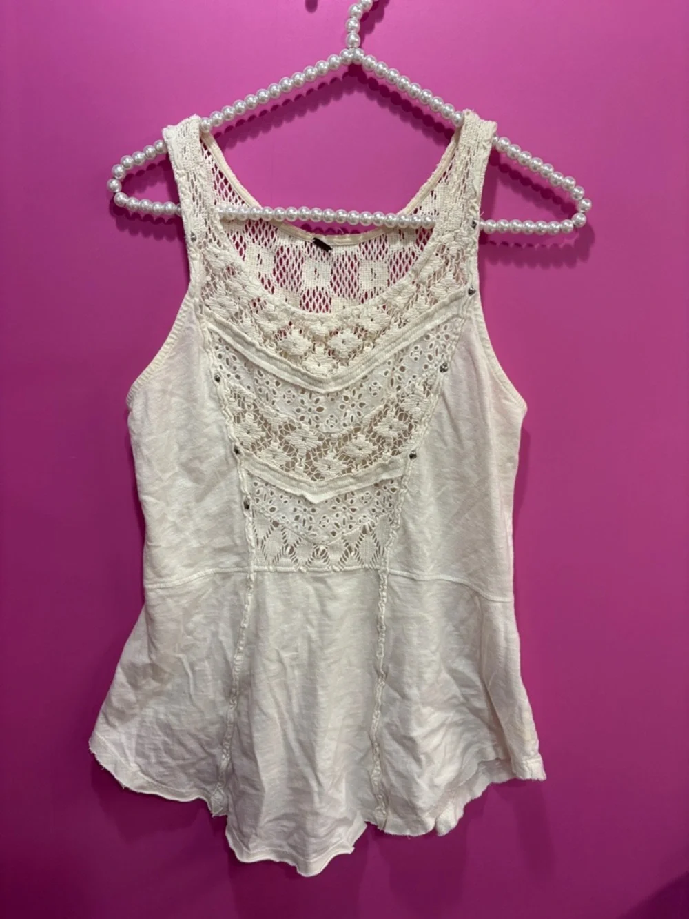 Free People Day Tripper Tank Top White - Picture 2 of 4